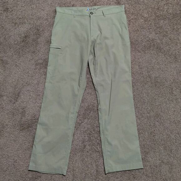LB Tech Pants Men's 36 x 31 Tan Classic Fit Nylon Spandex - Picture 1 of 10